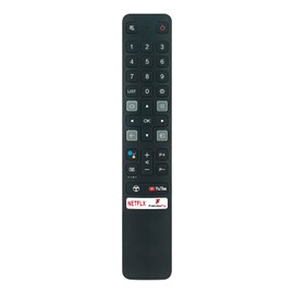 Voice Replace Remote Control Compatible with TCL Smart TV 65P8S 75P725 85P725 50P8 55S430 49S6500 65S434 40S334 32S6510S 43S6800FS 75C825 32A323 65P725 55S434CA 43S6500 55EP680 32S6800S 32P30S 40S6800