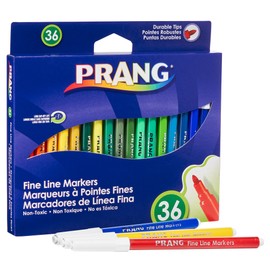 Prang Classic Art Markers, Fine Tip, Assorted Colors, 36 Count (80712)