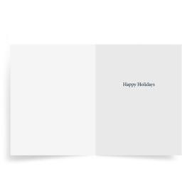 Madison Park Greetings, Artistic Happy Holidays Cards, Peace Love & Joy by Ampersand (6 Cards with White Envelopes) Perfect for Sending Holiday Wishes to Friends and Family