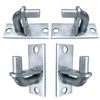 4 Pack Wall Mount Gate Hinges, Heavy Duty Farm Gate