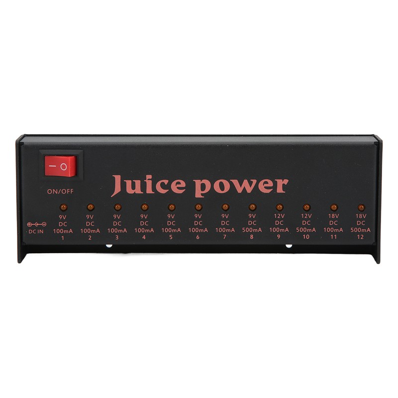 Guitar Effect Pedal Power Supply 12 Channel Isolated DC Outputs