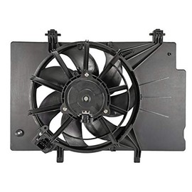 Focreedy FD404 Replacement Engine Radiator Condenser Cooling Fan Assembly for Ford Fiesta L4 1.6L 2011-2019