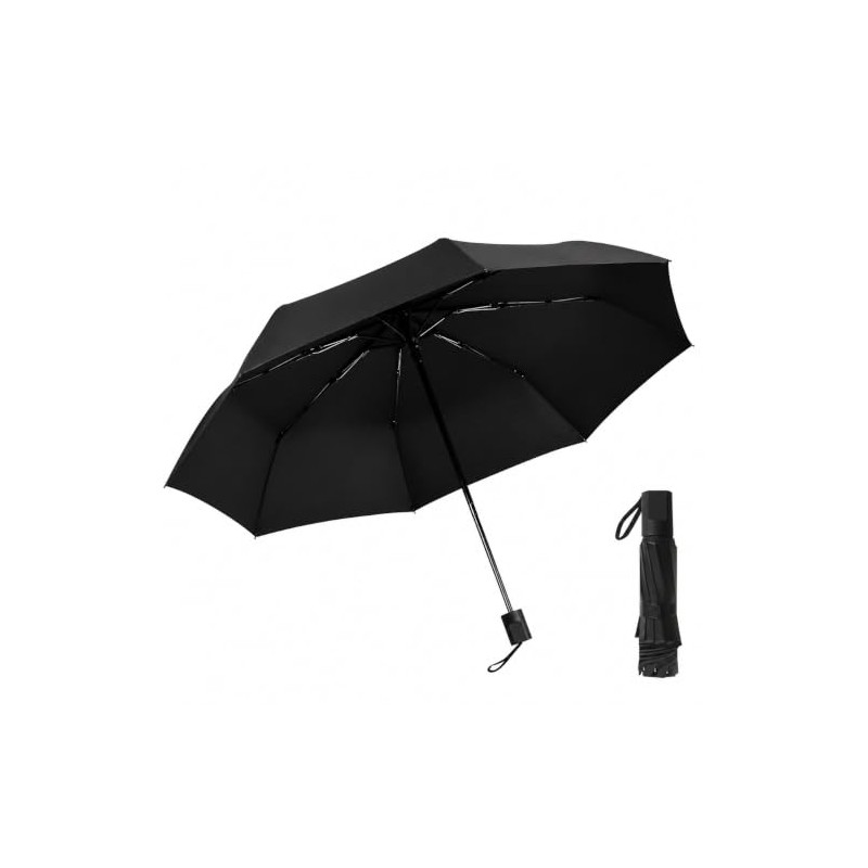 NOVANGUA Paraguas Plegable Manual con 8 Varillas de Acero, Unisex