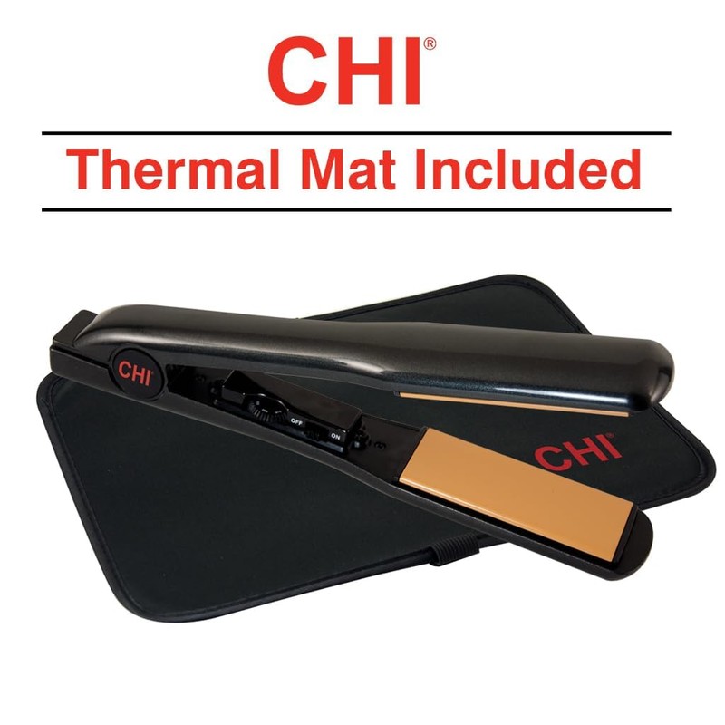 CHI Tourmaline Ceramic Flat Iron, Hair Straightener For An Even