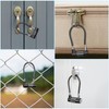 AMIR Long Shackle Combination Lock, 4 Digit Combination Padlock with