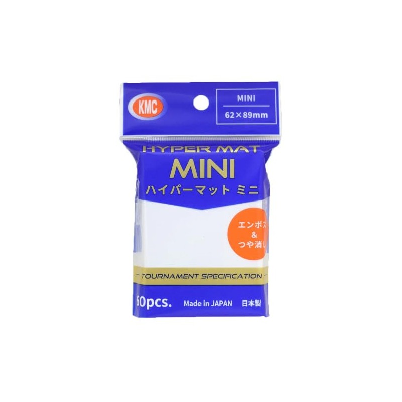 KMC Card Barrier Hyper Mat Mini White 60 pieces