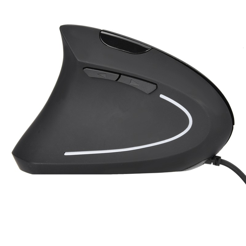 USB Wired Left Hand Vertical Mouse Ergonomic Gaming Mouse Wrist
