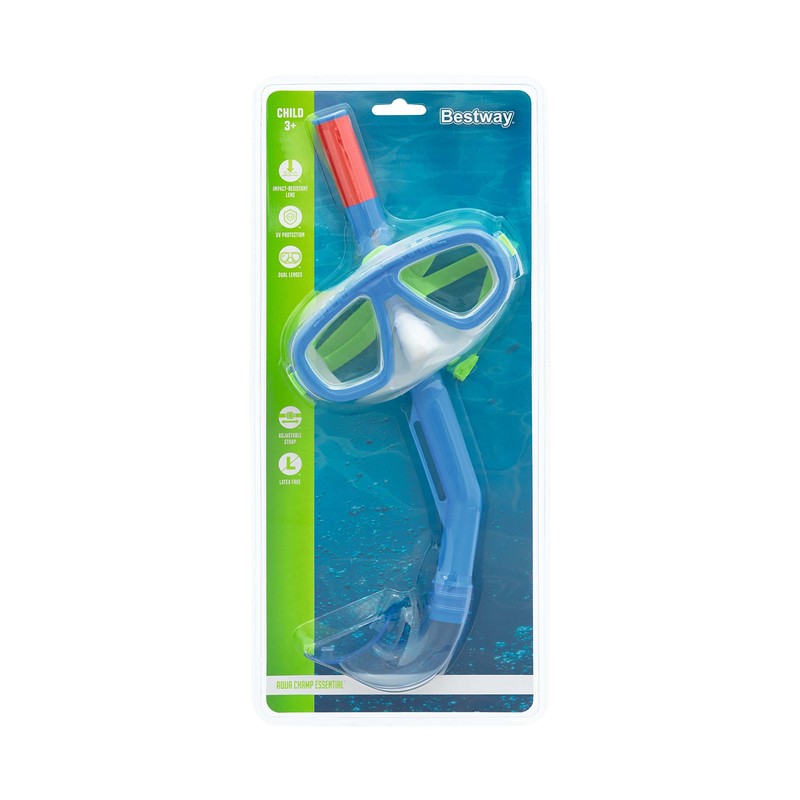 Bestway Aqua Champ Essential Snorkel Set Ages 3+ Assorted