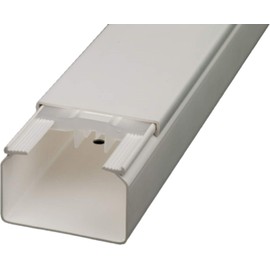 CabCom Cable Duct Polyvinyl Chloride (PVC) Cable Rail Parapet Duct for Mounting on Wall or Ceiling Various Sizes and Colours 2 Metres
