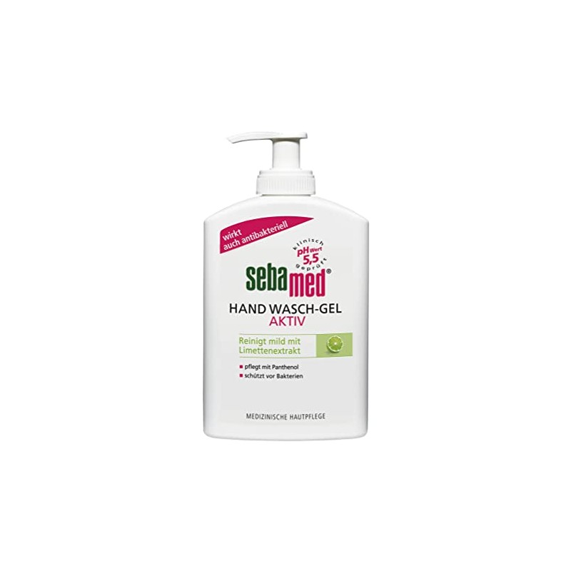 Sebamed Hand Washing Gel Active in Hygienic Dispenser Advantage Pack