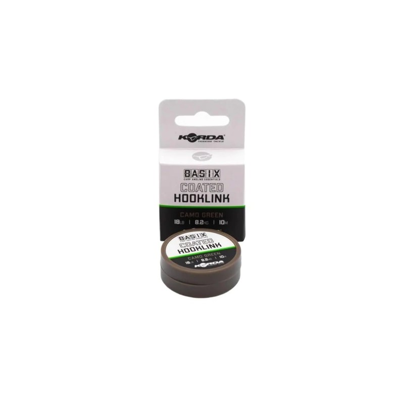Korda Basix Coated Hooklink 18lb 10m