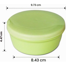 Jabonera portátil con drenaje y tapa hermética – Pack 2 (verde y rosa) – BN-095-US