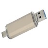 USB 3.0 U Disk Golden Aluminum Alloy ThreeInOne High Speed
