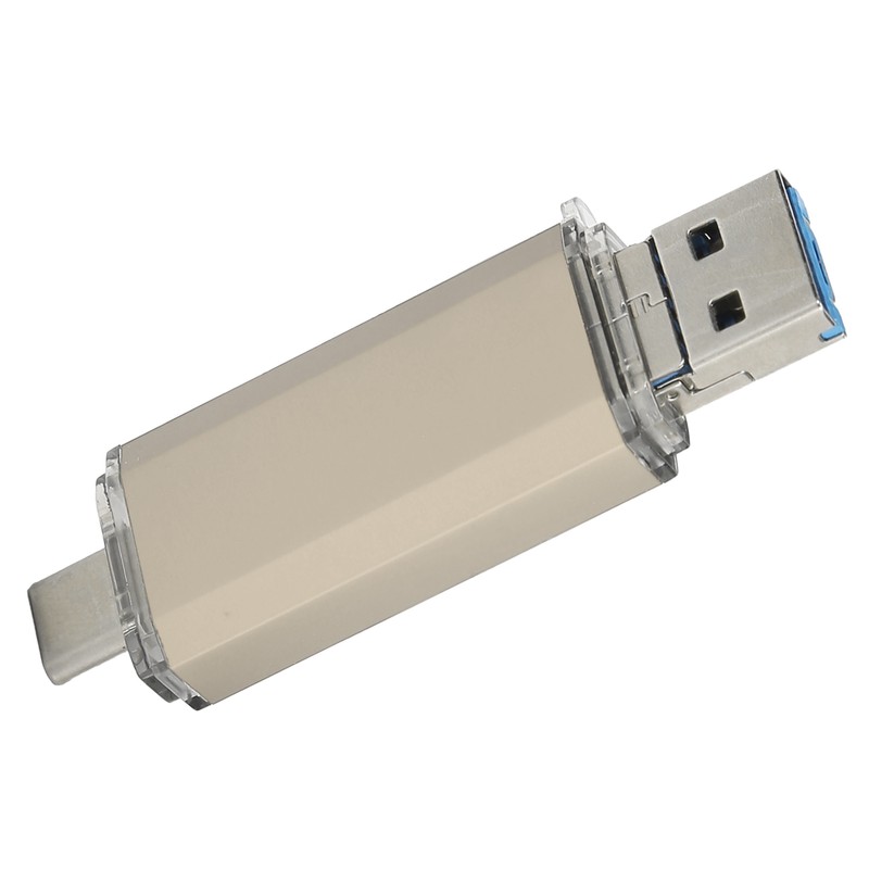 USB 3.0 U Disk Golden Aluminum Alloy ThreeInOne High Speed