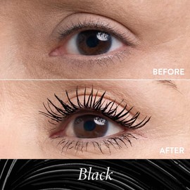 LAURA GELLER NEW YORK Kajal Longwear Mascara - for Touching, Defining, Curling, Buildable Formula Eye Makeup, Innovative Curling Brush