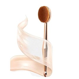 Juego de brochas de maquillaje ovaladas, aplicación rápida e impecable, cepillo de dientes, base, corrector, colorete, crema líquida, polvo, herramien