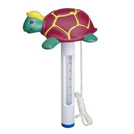 POOLINE 7" Turtle  Floating Swimming Pool Thermometer with Cord 11083J