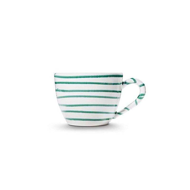 GMUNDNER KERAMIK Teacup Maxima Capacity: 0.4 Litres Green Flamed Crockery