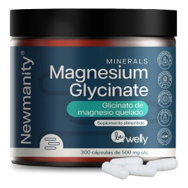 Glicinato De Magnesio Newmanity 300 Caps BeWelly