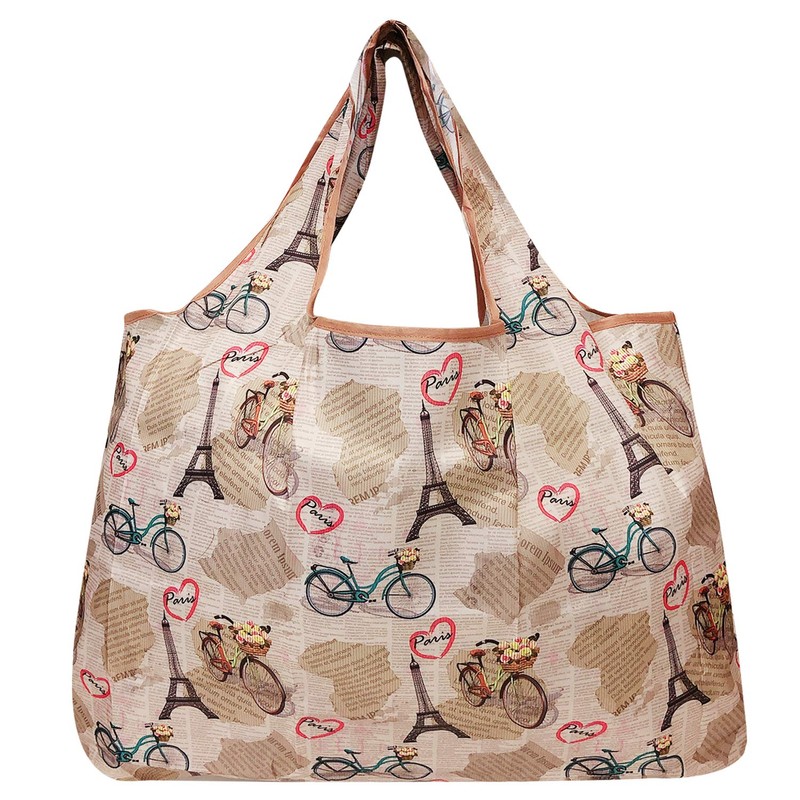 Bowbear Foldable Nylon Reusable Shopping Grocery Bag (Set of 3),