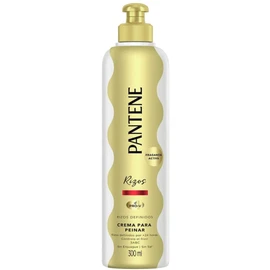 Pantene - Crema para Peinar Rizos, para Cabello Rizado, Rizos Definidos +24h, Control del Frizz, Rizos 3ABC, Sin Sal, 300 ml