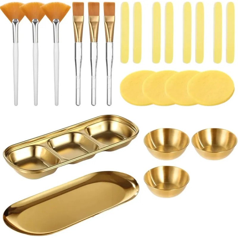 Brocha Doble Para Ceja Con Cepillo Pincel Cosmético 1pz Full
