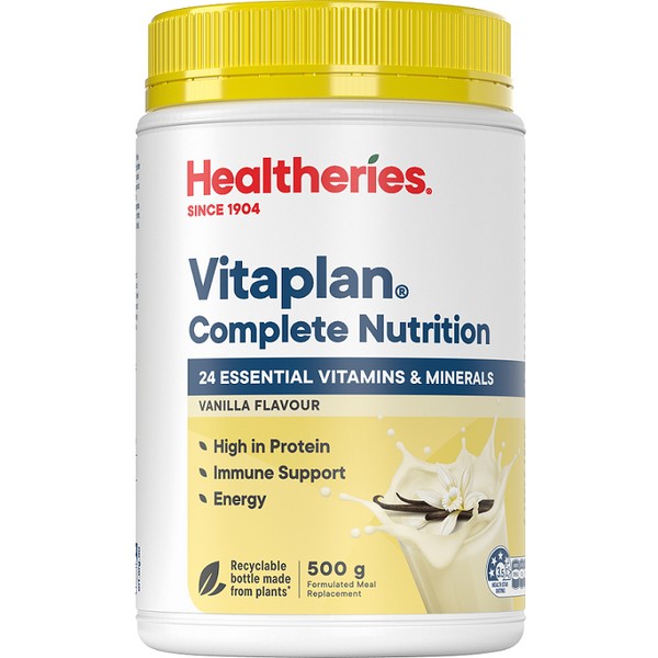 Healtheries Vitaplan Complete Nutrition - Vanilla 500g