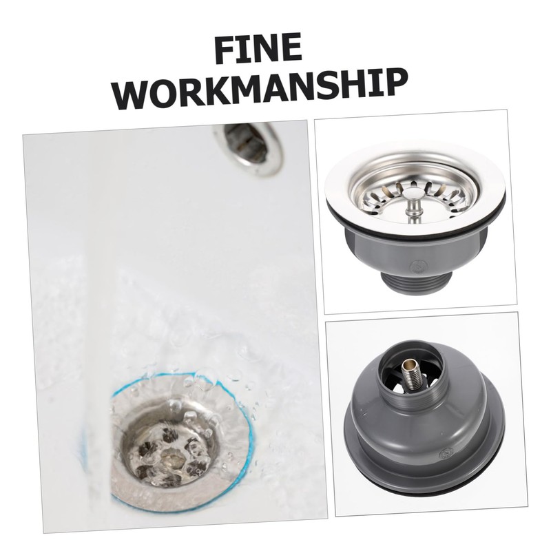 SHINEOFI Sink Filter Strainer Assembly Easy to Clean Strainer Prevents