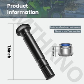 20 Pack ASP2400D Snow Blower Shear Pin Set for EGO Power 24 inch & 28 inch Self-Propelled 2-Stage Snow Blower NT2800 SNT2807 SNT2400 SNT2405 SNT2406 SNT2416 SNT2806