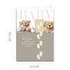 NEUSER PAPIER 1 Piece – XXL Greeting Card Baby for