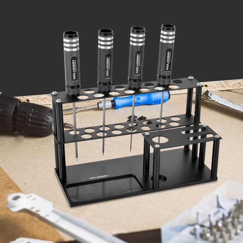 MDLHOBBY RC Tool Organizer & Screwdriver Storage Kit with Built-in