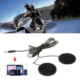 KIMISS 3.5mm Motorcycle Headphone, Motorbike Helmet Headset Headphone Speakers, Hands-free Calling Function