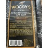 Woody's 4 woodys activated charcoal detoxifying & moisturizer bar soap