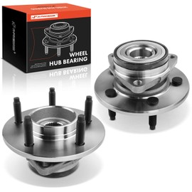 A-Premium 2 x Front Wheel Bearing and Hub Assembly with 5-Lug Compatible with Ford F-150 F150 2000 2001 2002 2003, 4WD & 2-Wheel ABS Only