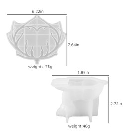 Jewelry Display Resin Mold, Deer Shape Jewelry Organizer Holder Stand Resin Molds for Earrings Pendant Necklace Bracelet Ornament Storage Home Decoration