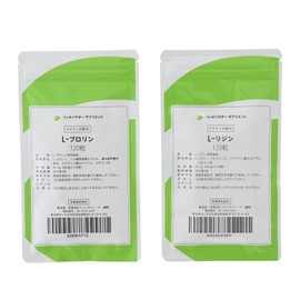 L-Prolin supplements made in Japan (L-Proline, L-Lysine, 120 tablets each)