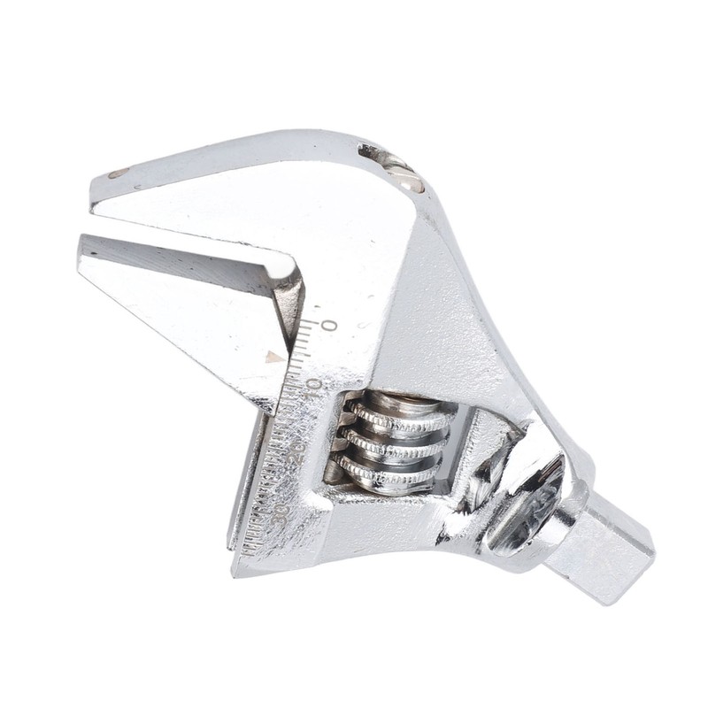 Adjustable Wrench Head Industrial Grade Torsion Ultra Large Opening CRV