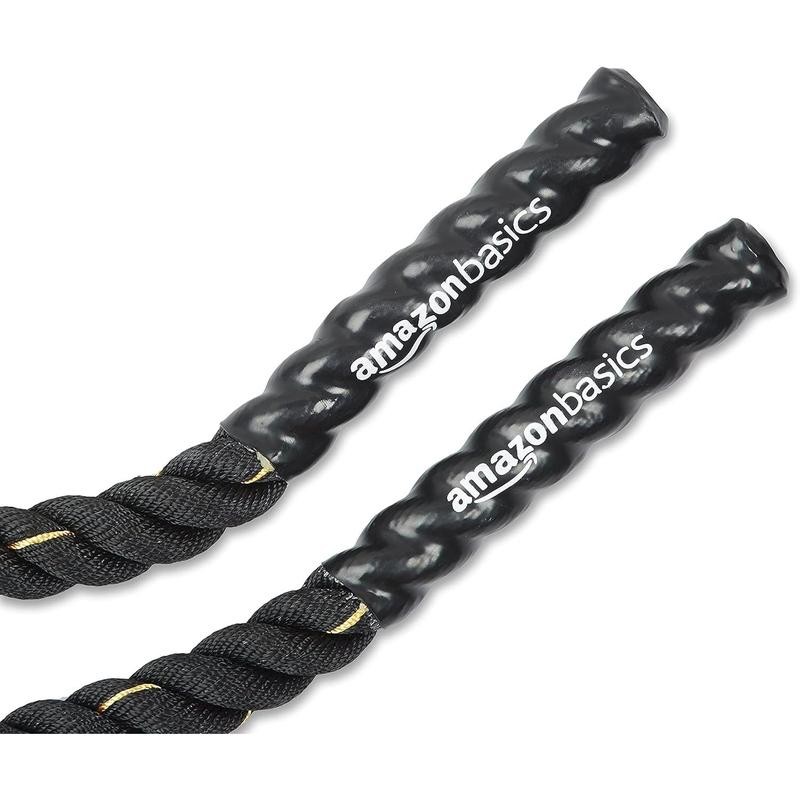 Basics Battle Rope for Home Gym Workout, Exercise Training Equipment