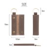Dom Teporna Key Holder, Leather, Coin Purse, Key Ring, Italian