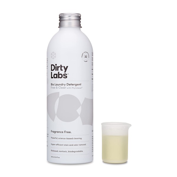 Dirty Labs | Scent Free | Bio-Liquid Laundry Detergent |