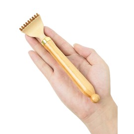 Lyanxinlei Grandson's Hand Claw Stretchable Up to 19.7 inches (50 cm) Portable Bamboo Back Scratcher [Premium Edition]