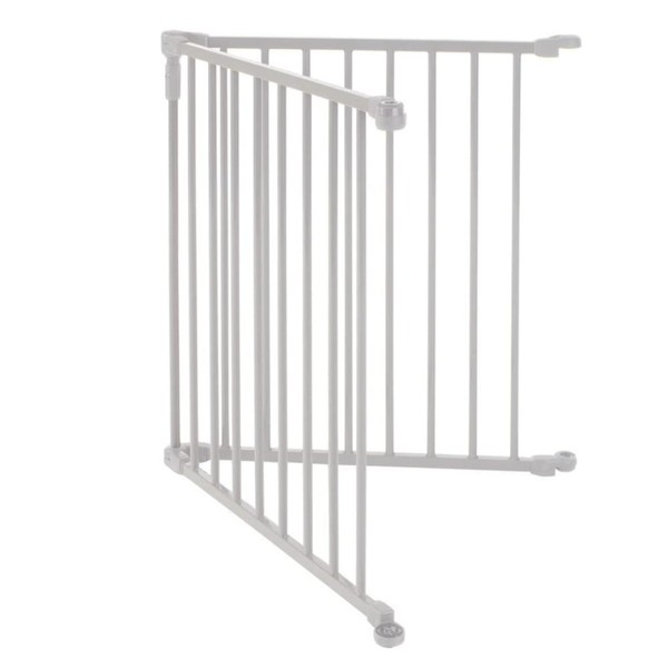 Toddleroo by North States 2 Panel Extension for 3 in 1 Metal Superyard: Adds up to 48" for an extra wide baby gate or play yard (48" width, Taupe)
