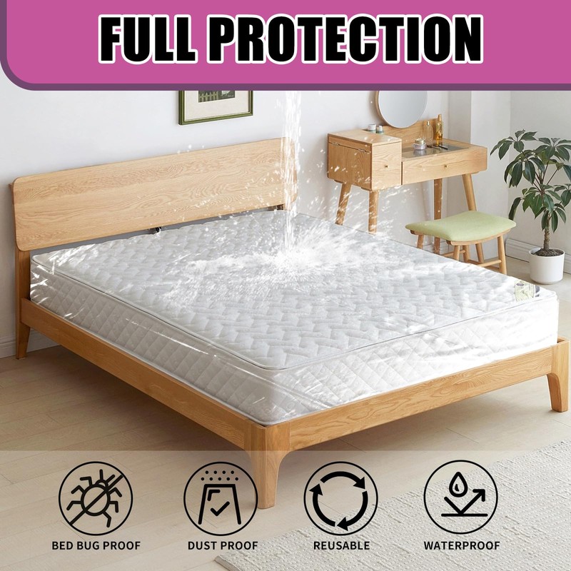 CHUPER 2 PACK Queen Mattress Bag for Moving Storage, Waterproof