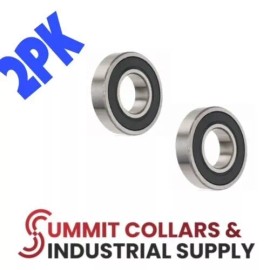 SUMMIT COLLARS (2PCS) 1641 2RS SEALED BALL BEARING 1 ID X 2 OD X 9/16 WIDE FREE SHIPPING
