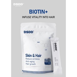 DSDD NAD+ Advanced Booster with Biotin & Collagen | Anti-Aging Support | Hair, Skin & Energy Drink Mix | Dietary Supplement