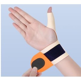 Wepai Handgelenk Bandagen, Elastische Daumen Handgelenkschiene für Damen & Herren,Sport Und Fitness,Hausarbeit, Leichte Arthritis Schmerzlinderung Protektor(M,Rechts)