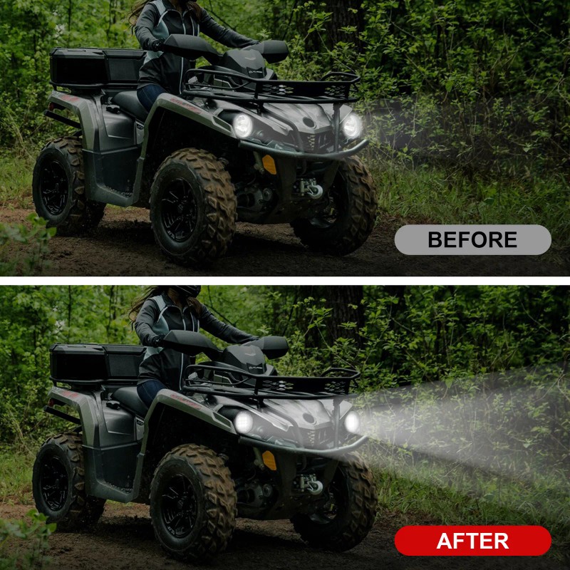 WSAYS For Can-Am Outlander MAX L LED Headlight Conversion Light