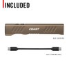 Coast Slayer 1150 Lumen USB-C Rechargeable LED Flashlight with Spot/Flood,