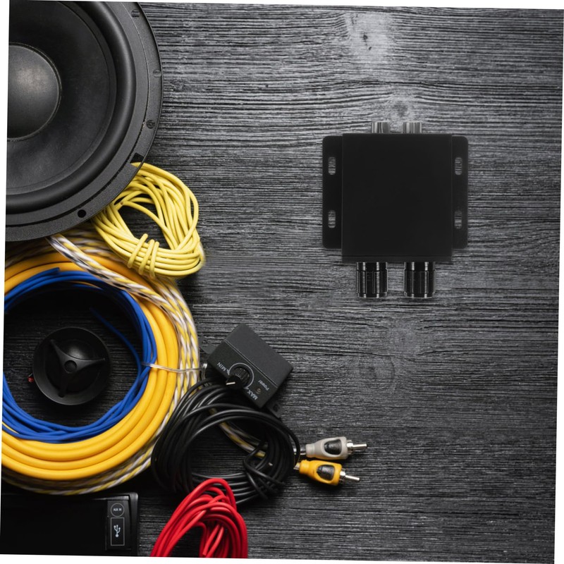 Mikinona Bass Knob Car Amplifier Bass Knob Level Controller Volume