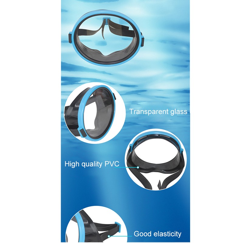 Single Lens Diving Mask Goggles Underwater Waterproof Snorkeling Mask Swimming
